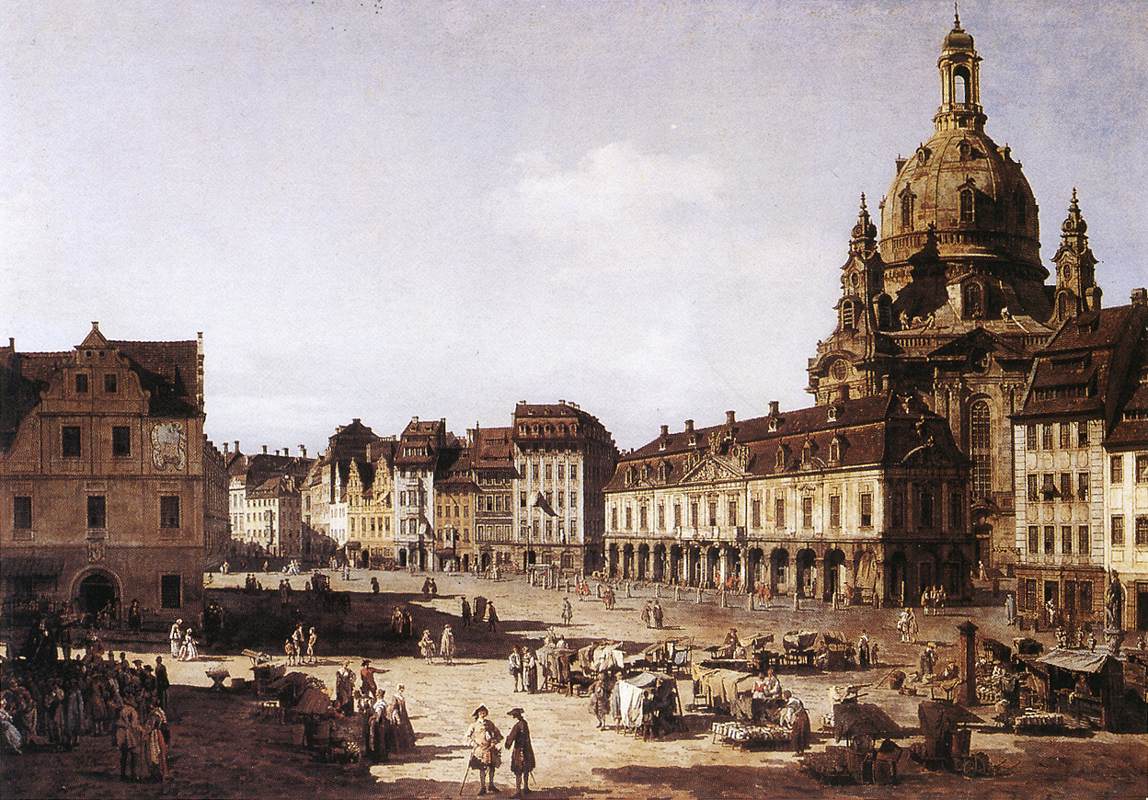 New Market Square in Dresden by BELLOTTO, Bernardo