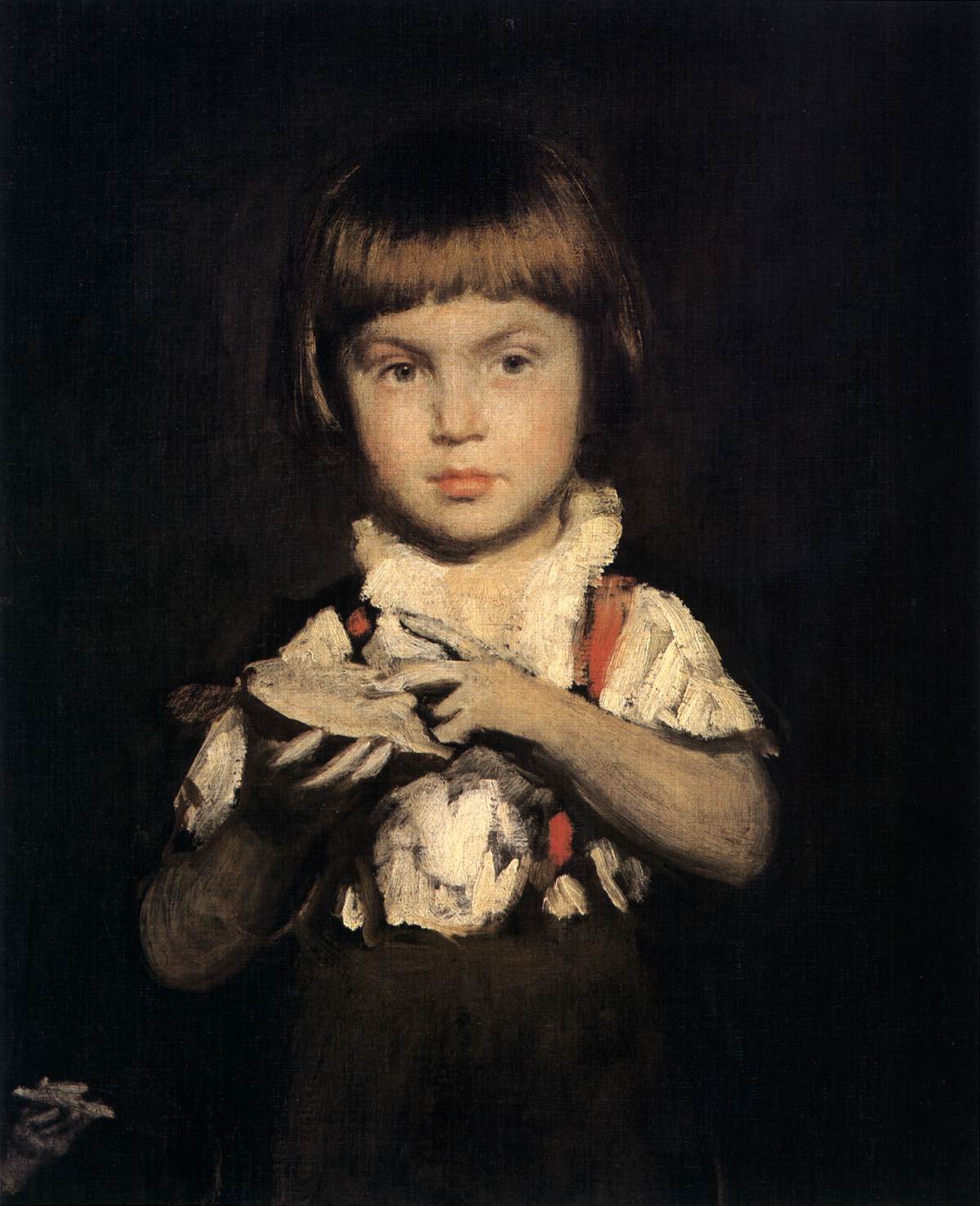 Boy with Bread and Butter by SZÉKELY, Bertalan