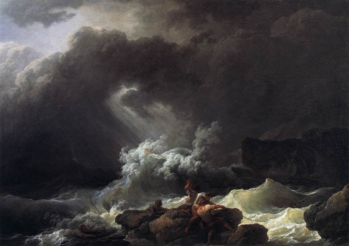 Shipwreck by LOUTHERBOURG, Philip Jacques de