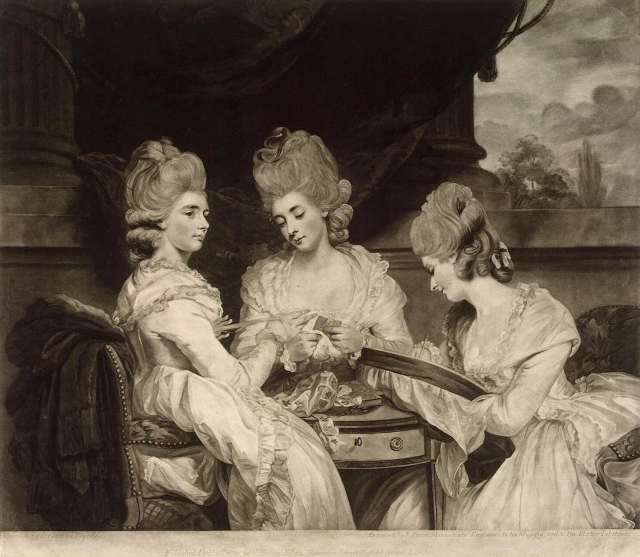 Portrait of the Ladies Waldegrave by GREEN, Valentine