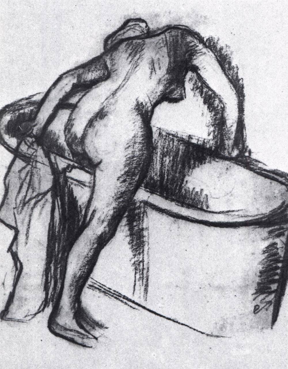 Bather by DEGAS, Edgar