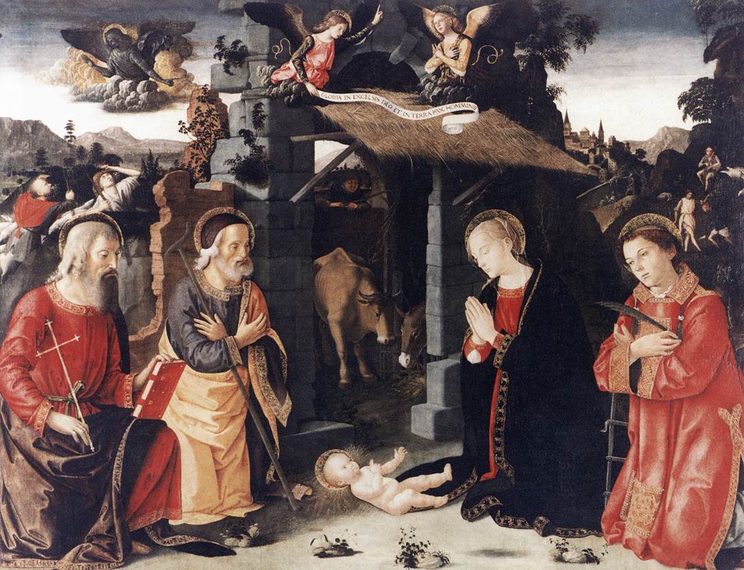 Nativity with Sts Lawrence and Andrew by