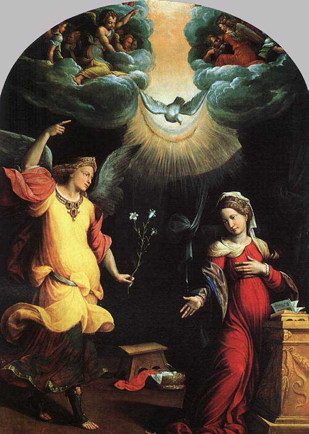 The Annunciation by GAROFALO