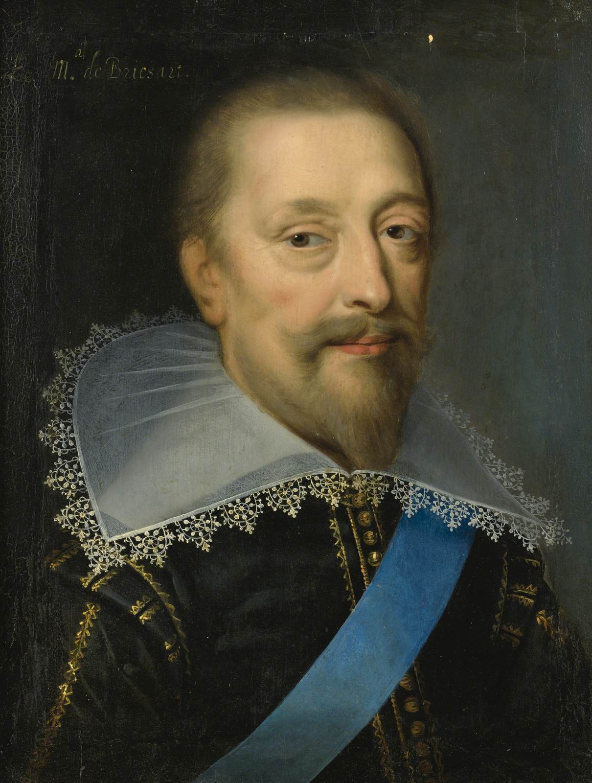 Portrait of a Man with Blue Sash by DERUET, Claude