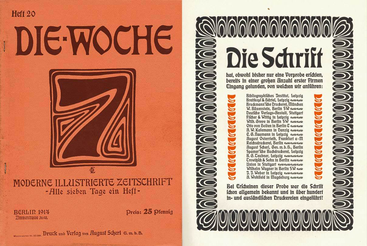 Cover of Die Woche by ECKMANN, Otto