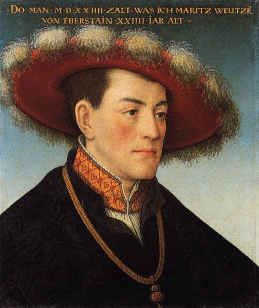 Portrait of Moritz Welzer von Eberstein by MALER, Hans