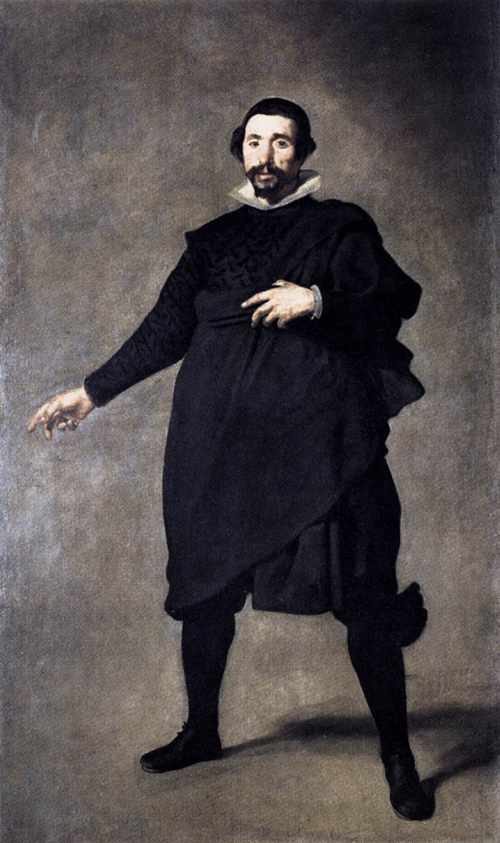 The Buffoon Pablo de Valladolid by VELÁZQUEZ, Diego Rodriguez de Silva y