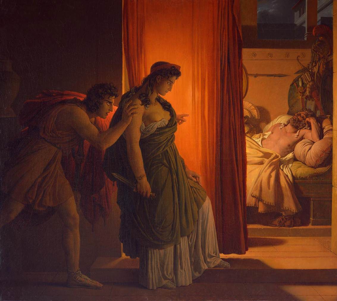 Clytemnestra and Agamemnon by GUÉRIN, Pierre-Narcisse