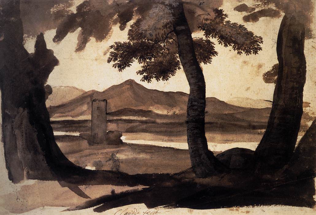 View of the Campagna by CLAUDE LORRAIN