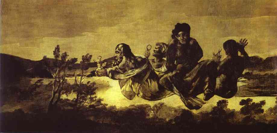 Atropos (The Fates) by GOYA Y LUCIENTES, Francisco de