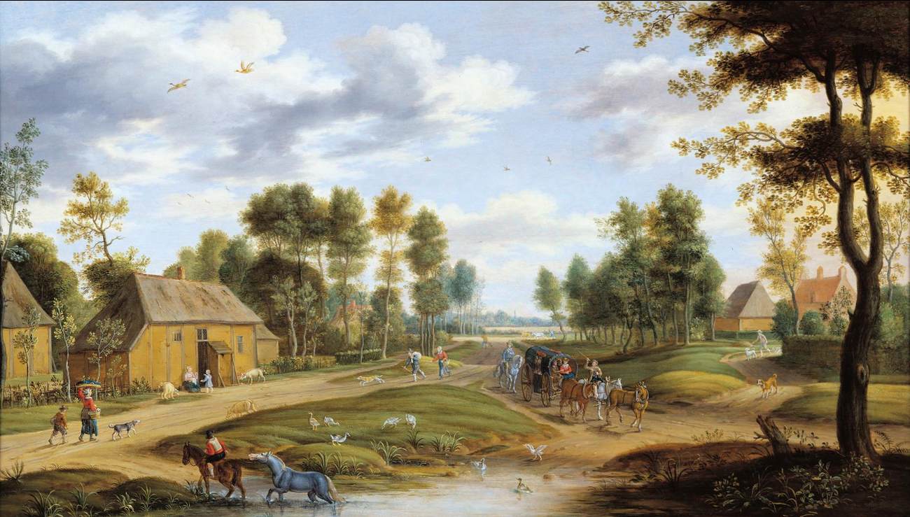 Landscape by OOSTEN, Izaac van