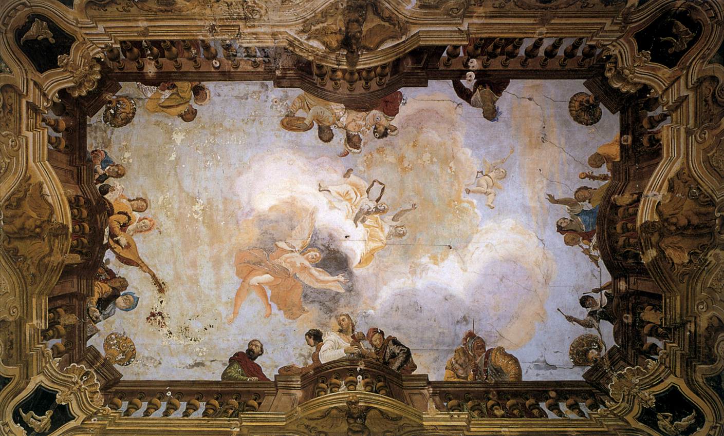 Ceiling decoration by FONTEBASSO, Francesco