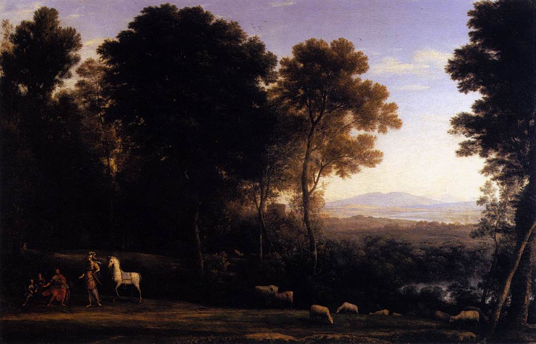 Erminia and the Shepherds by CLAUDE LORRAIN