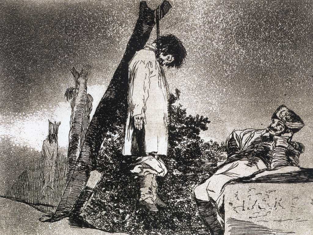 Here neither by GOYA Y LUCIENTES, Francisco de