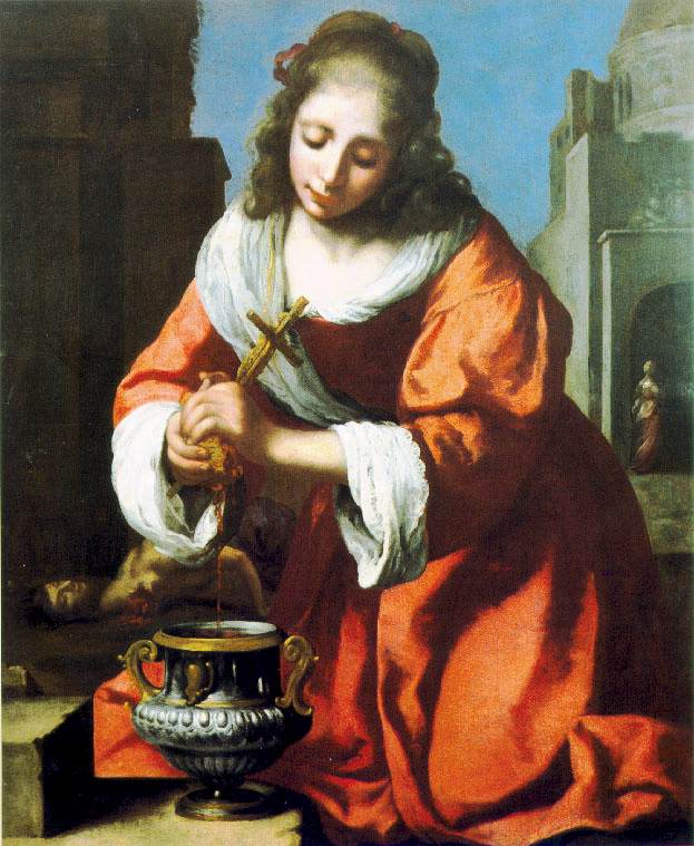 Saint Praxidis by VERMEER, Johannes