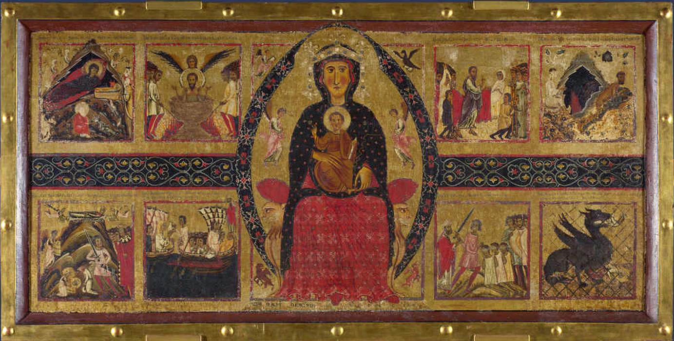 Madonna and Child Enthroned by