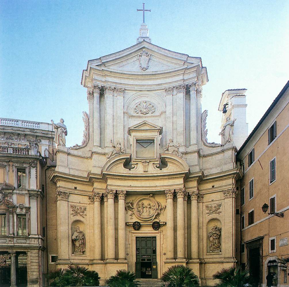 San Marcello al Corso: Façade by