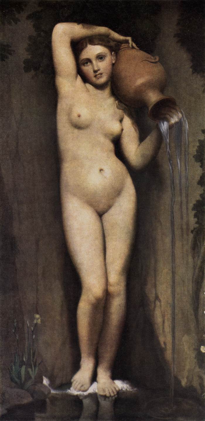 The Source by INGRES, Jean-Auguste-Dominique