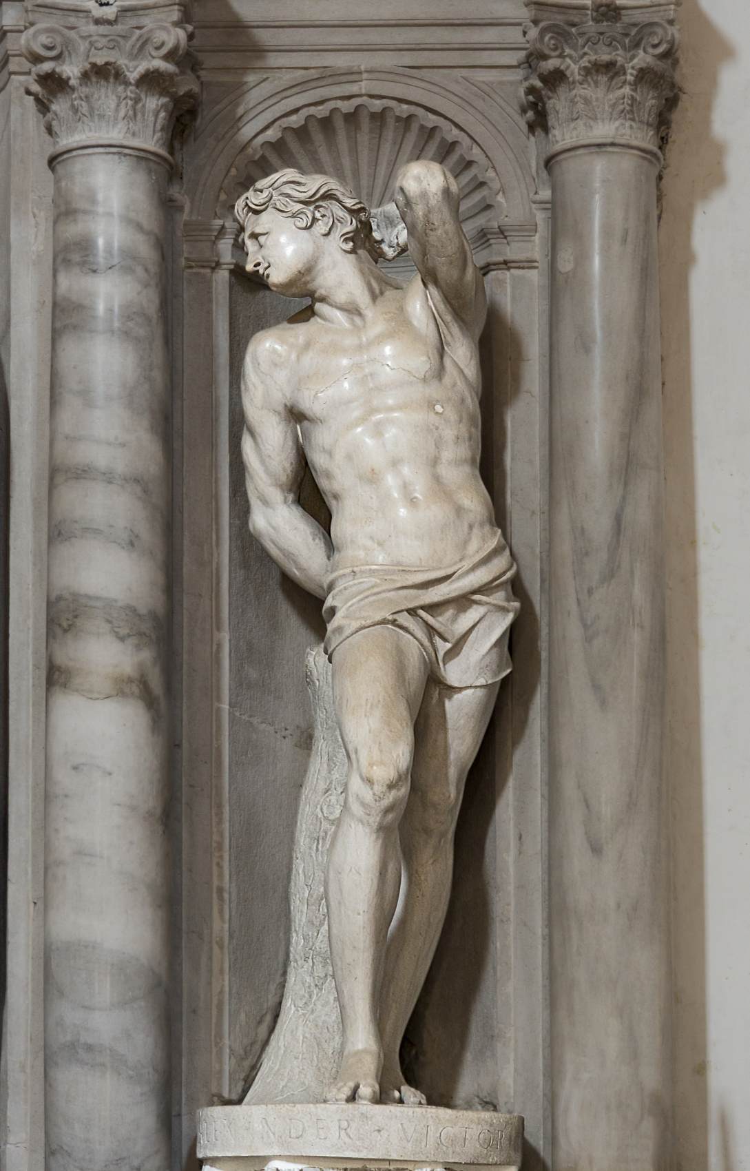 St Sebastian by VITTORIA, Alessandro