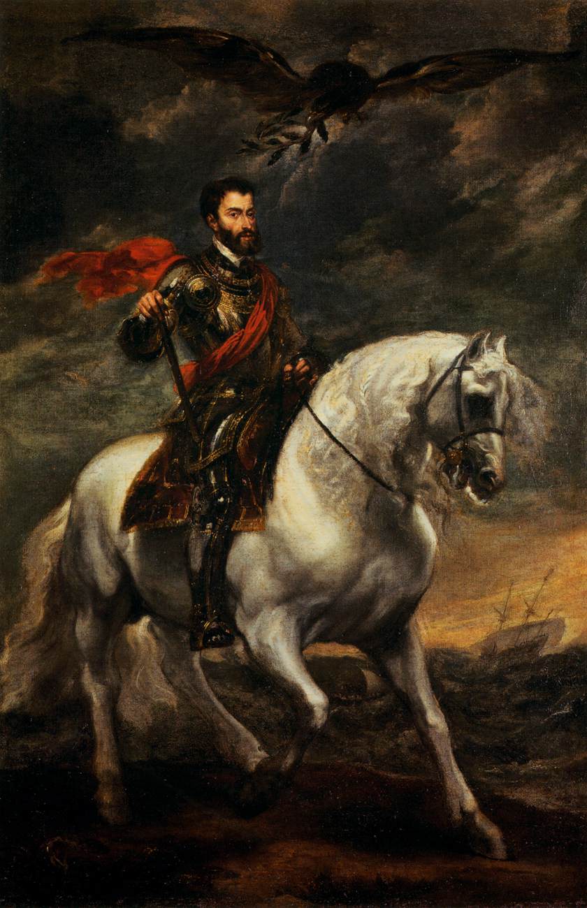 Portrait of Charles V on Horseback by