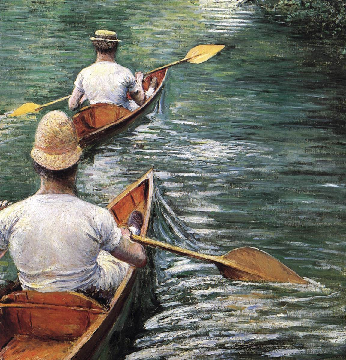 Canoeing (detail) by