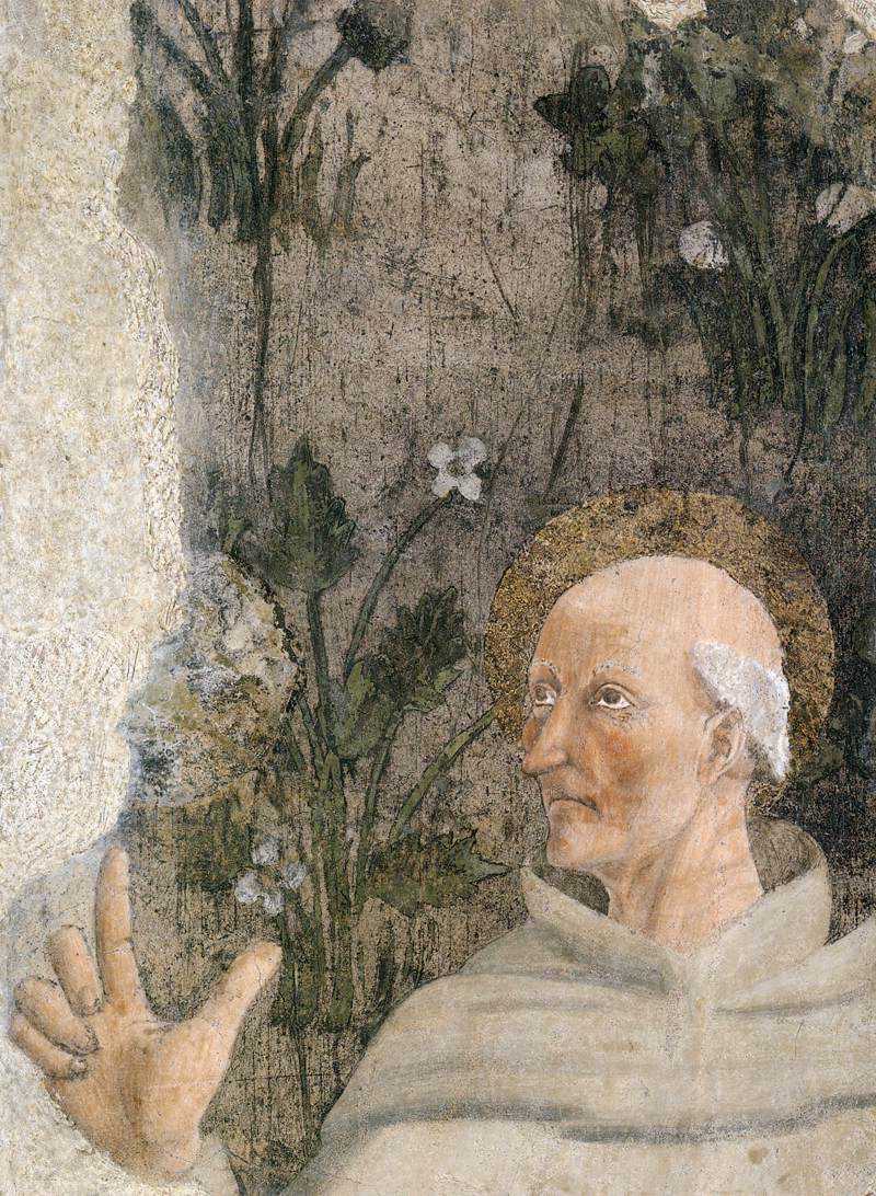 St Bernardino of Siena by LORENTINO D'AREZZO