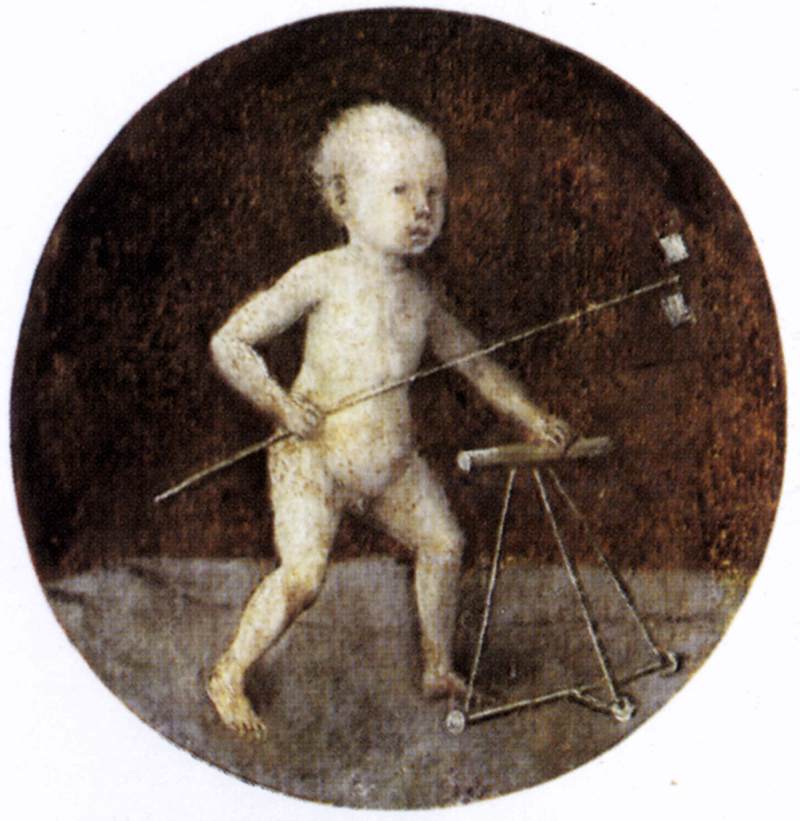 Christ Child with a Walking Frame by BOSCH, Hieronymus