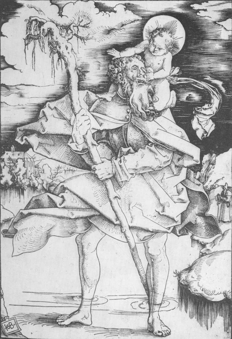 St Christopher by BALDUNG GRIEN, Hans