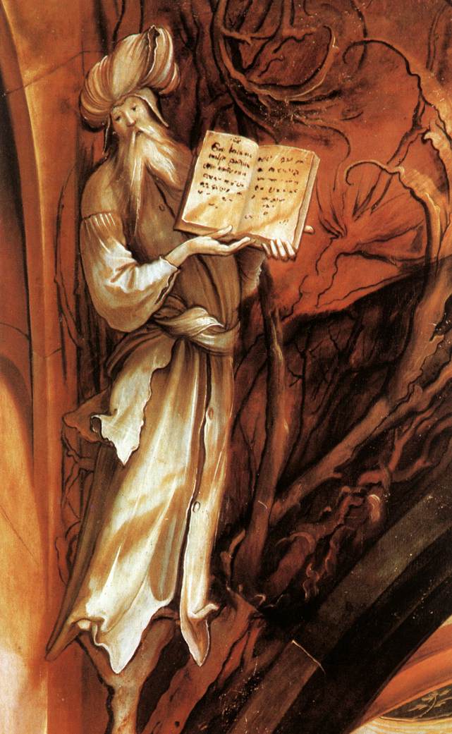 The Annunciation (detail) by GRÜNEWALD, Matthias