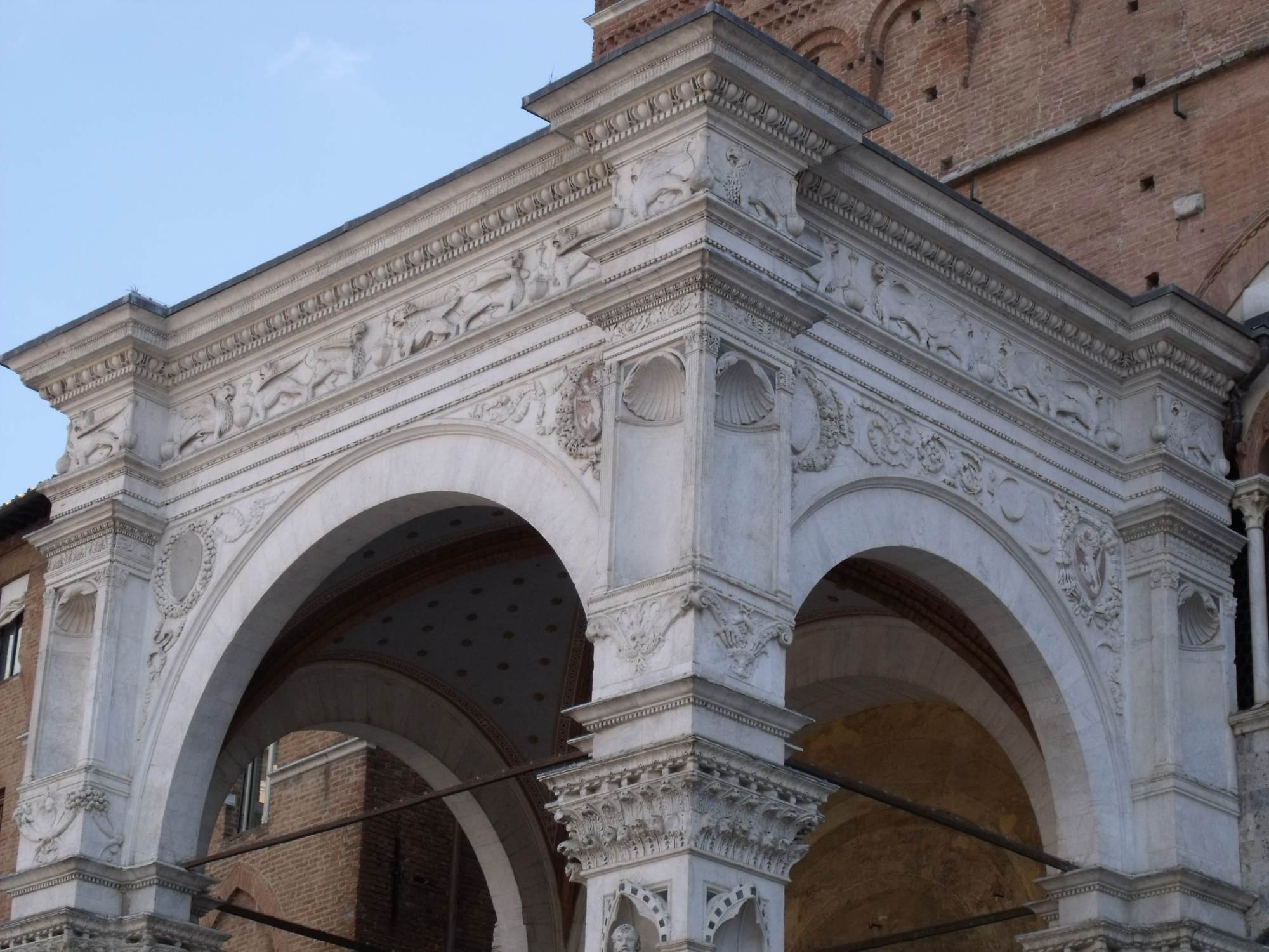 Roof of the Cappella di Piazza by