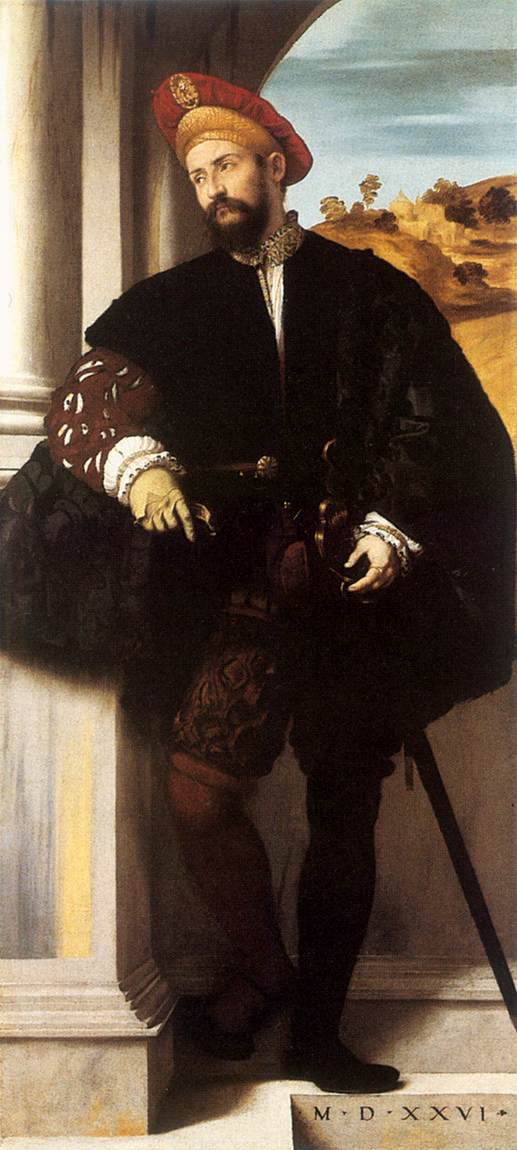 Portrait of a Gentleman by MORETTO da Brescia