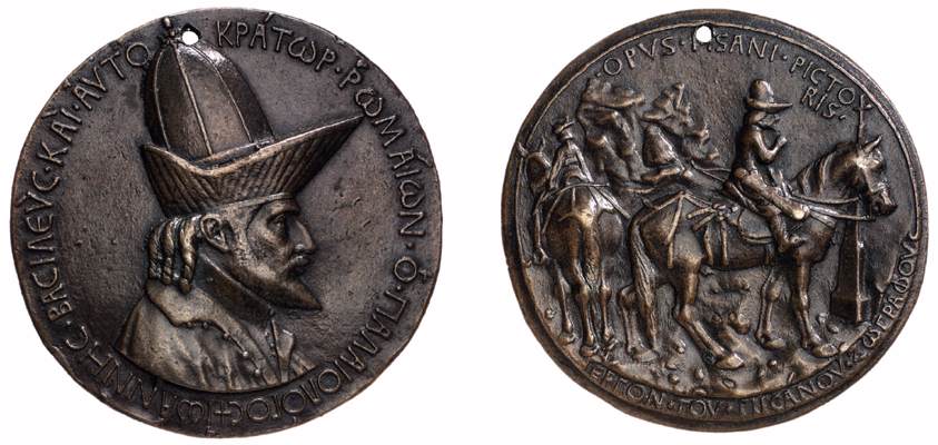 Medal of Emperor John VIII Palaeologus (obverse and reverse) by