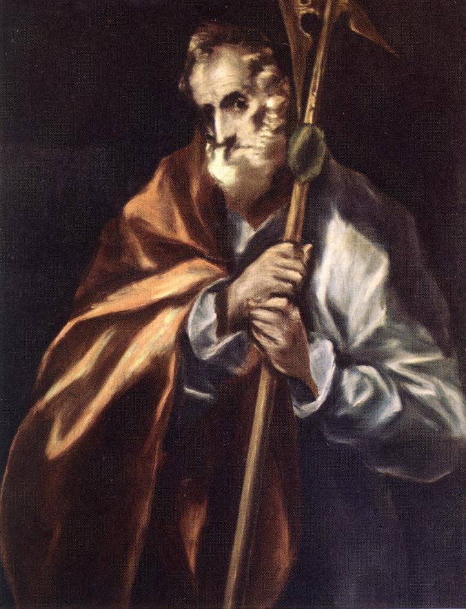 Apostle St Thaddeus (Jude) by GRECO, El