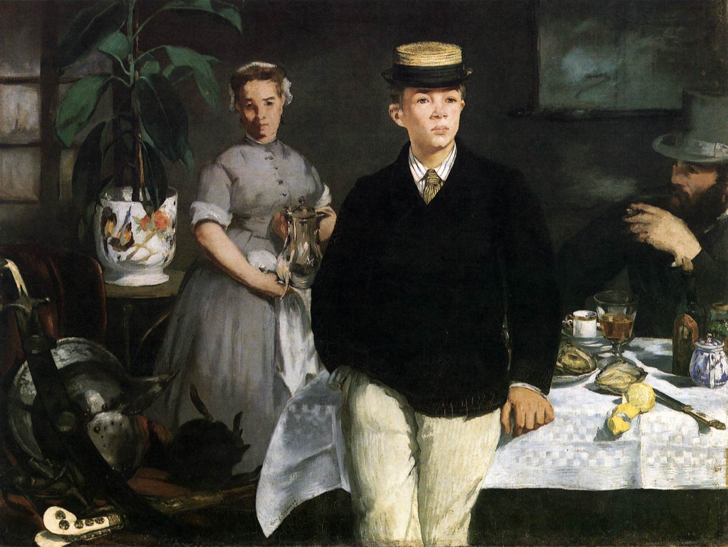 The Luncheon in the Studio by MANET, Edouard