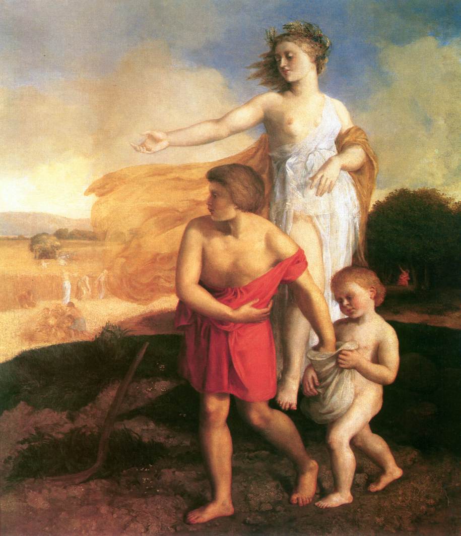 Ceres and Triptolemos by BROCKY, Károly