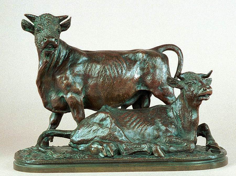 Bull and Cow by FRATIN, Christophe