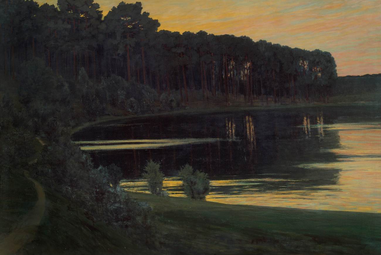 Lake Grunewald by LEISTIKOW, Walter