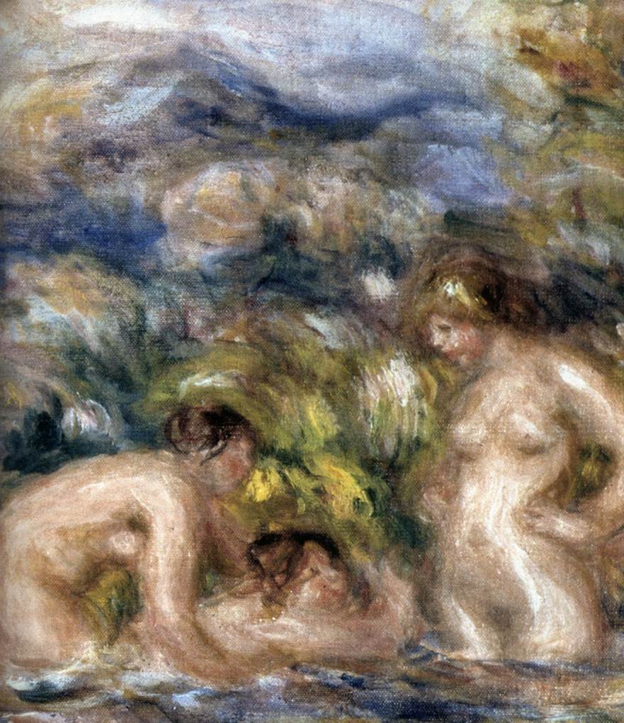 The Bathers (detail) by RENOIR, Pierre-Auguste