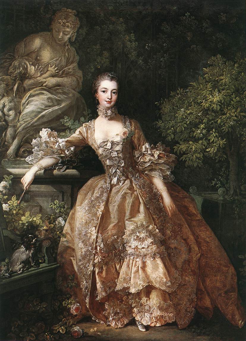 Portrait of Marquise de Pompadour by BOUCHER, François