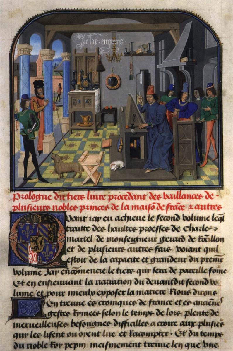 L'Histoire de Charles Martel, vol. 3 (Ms. 8, fol 7r) by