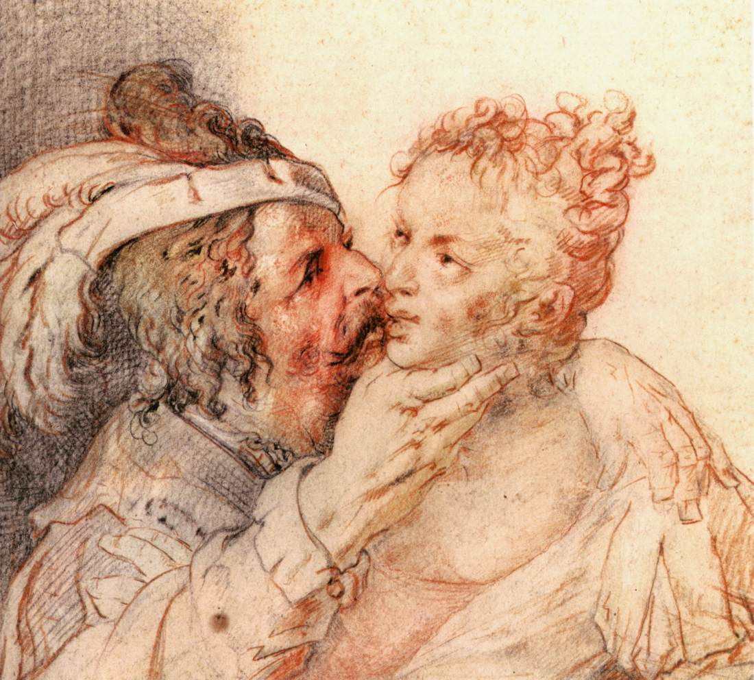 Couple Kissing by MULLER, Jan Harmensz.