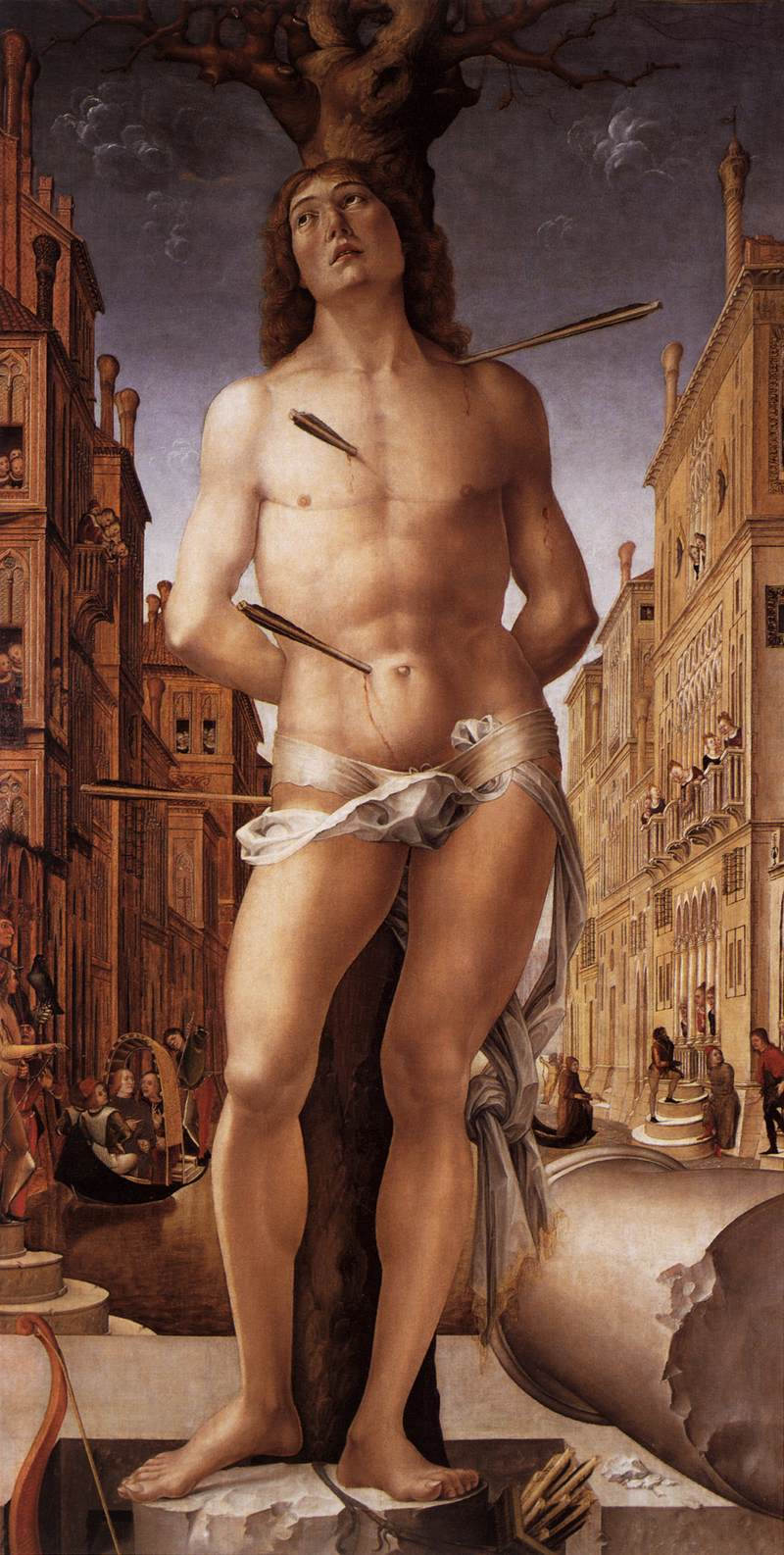 St Sebastian by LIBERALE da Verona