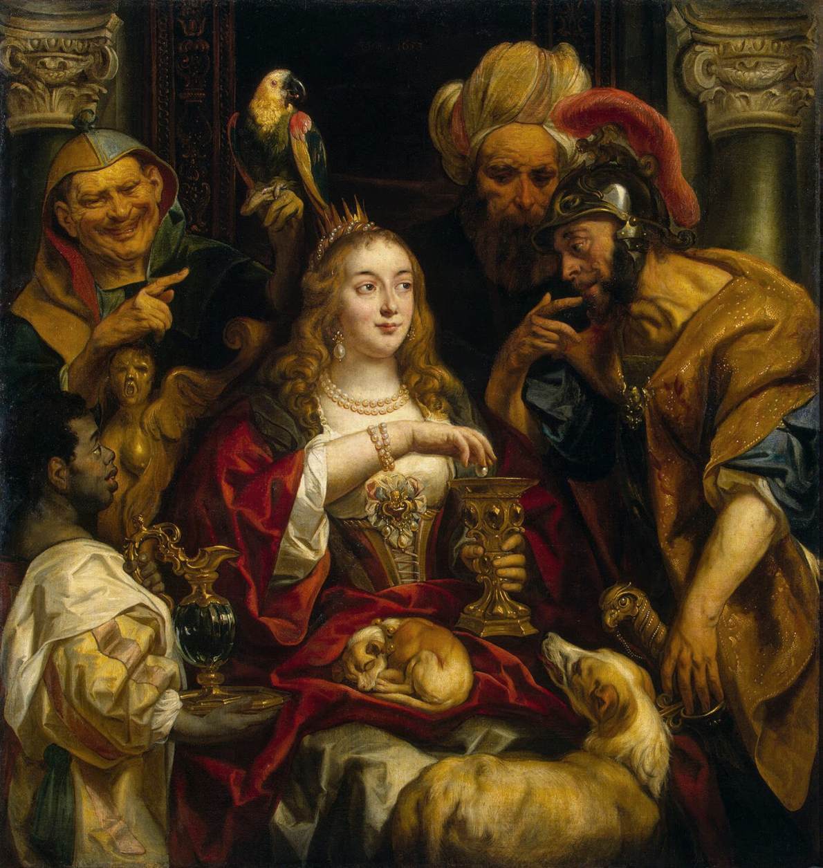 Cleopatra's Feast by JORDAENS, Jacob