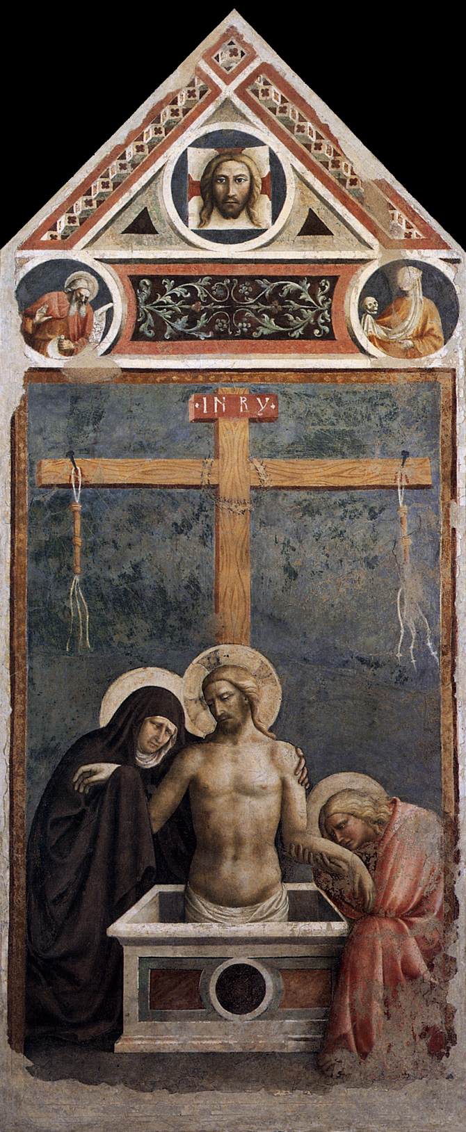 Pietà by MASOLINO da Panicale