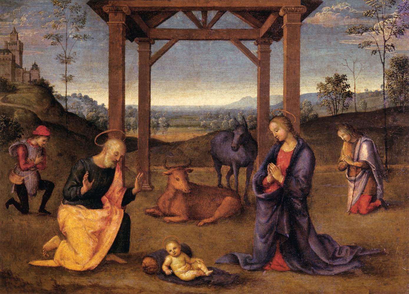 Nativity by PERUGINO, Pietro