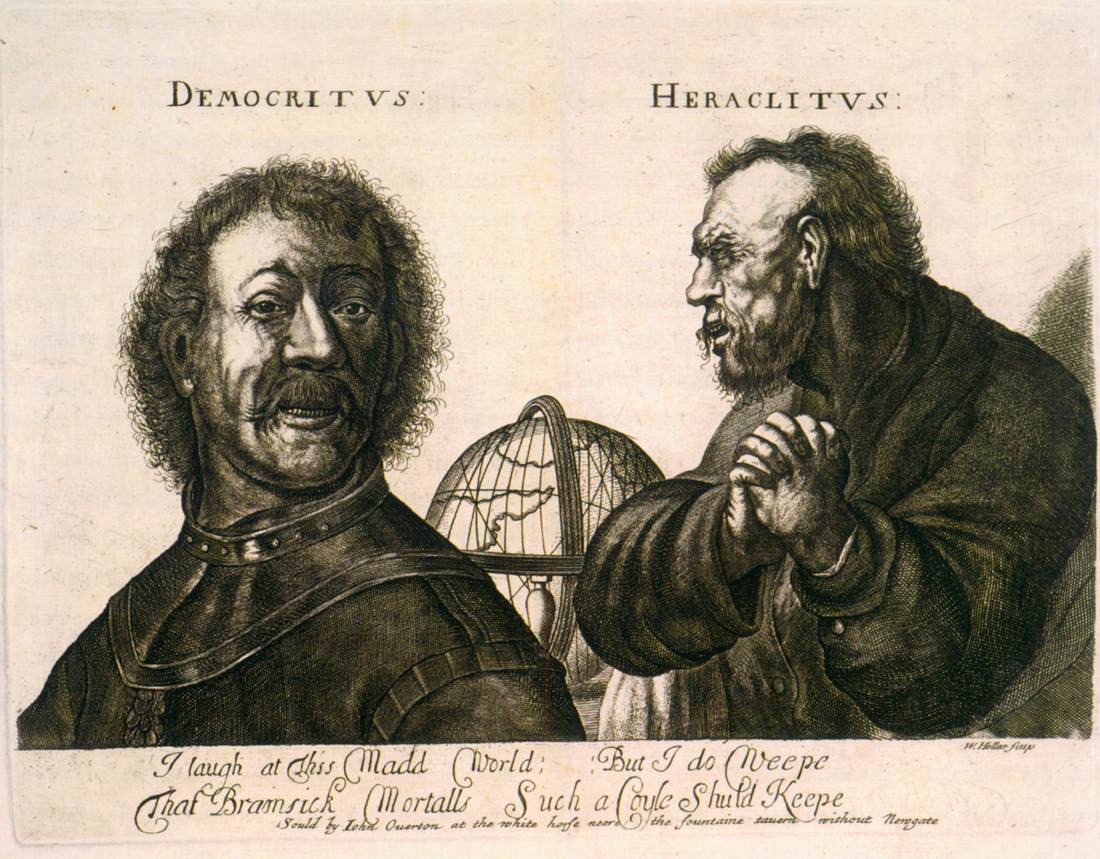 Democritus and Heraclitus by