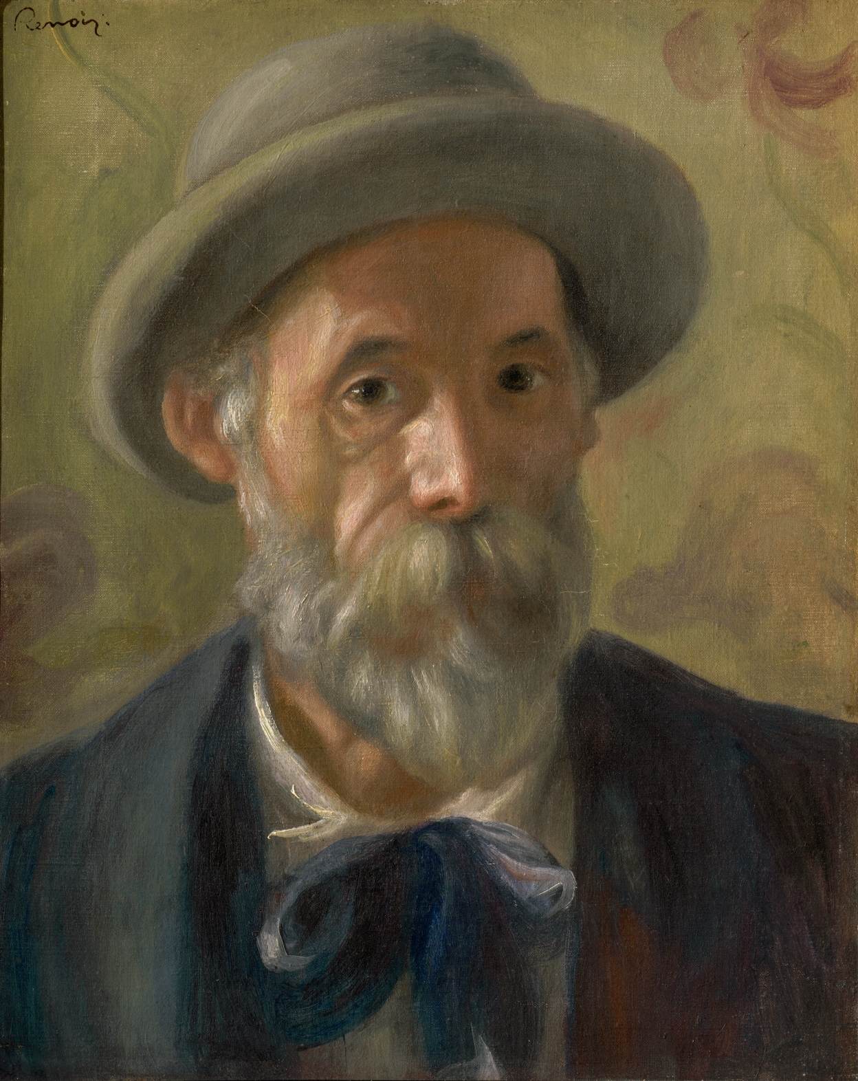 Self-Portrait by RENOIR, Pierre-Auguste