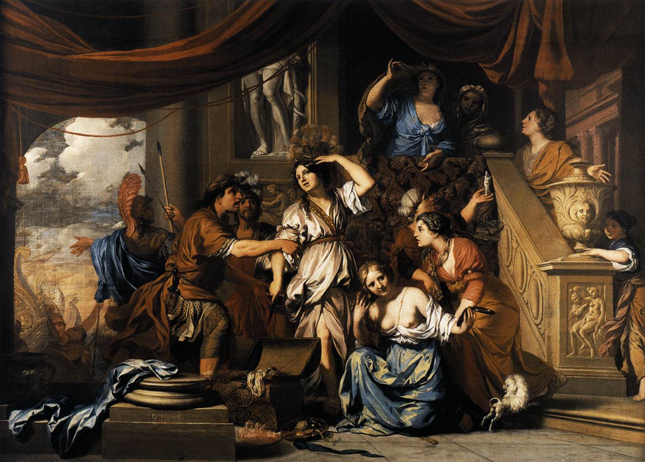 Achilles Discovered among the Daughters of Lycomedes by LAIRESSE, Gérard de