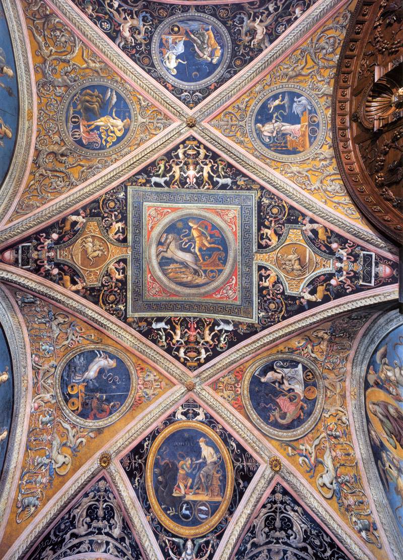 Ceiling decoration by PERUGINO, Pietro