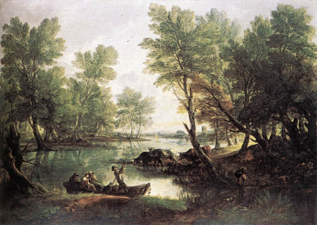 River Landscape by GAINSBOROUGH, Thomas